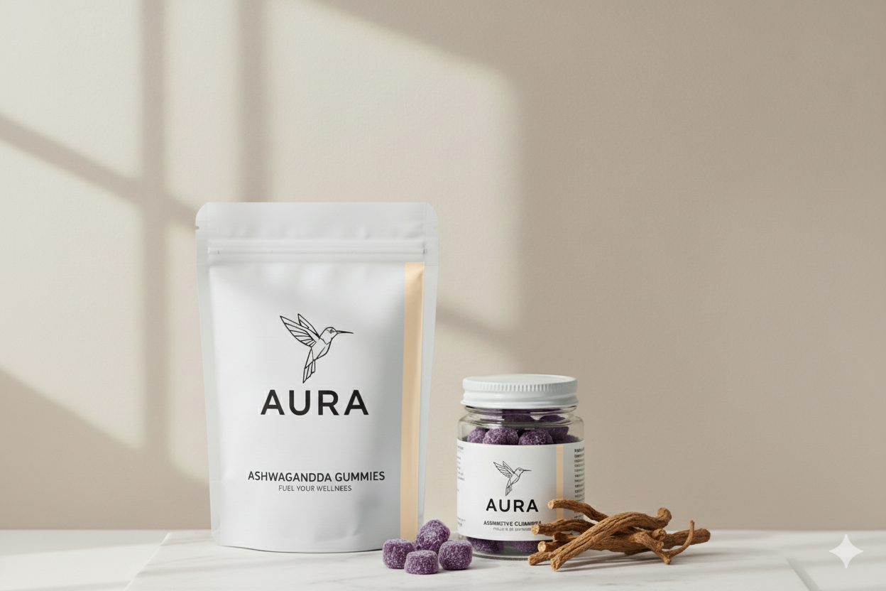 AURA Ashwagandha KSM-66 Gummies | 40 Count
